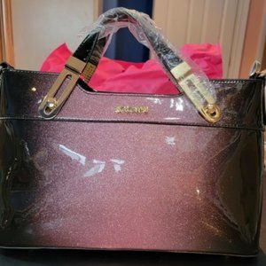 Shengjielanni® Purple Glitter Ombre Pleather Bag- Handbag or Shoulder Bag BNWT